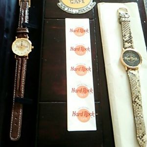 (2) Hard Rock Cafe Watches Vintage
